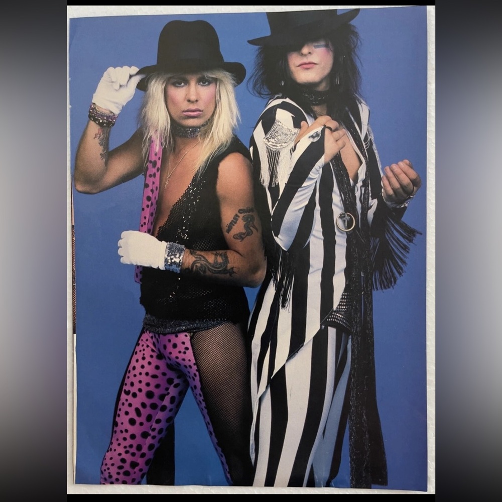 Motley Crue’s Vince Neil & Nikki Sixx Pinup